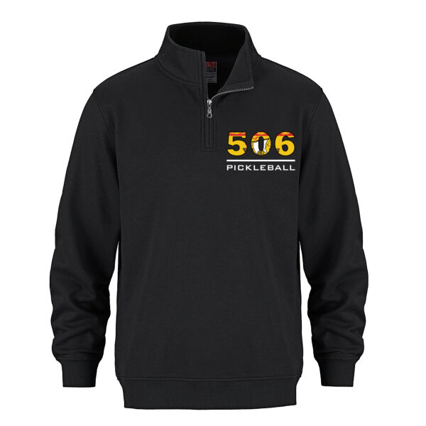 Adult 1/4 Zip Sweatshirt *Embroidered Logo* Thumbnail