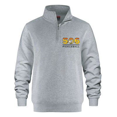 Adult 1/4 Zip Sweatshirt *Embroidered Logo* Thumbnail
