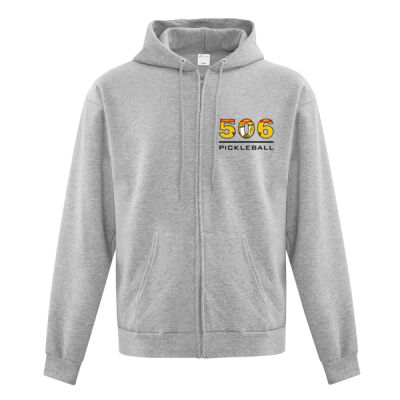 EVERYDAY FLEECE FULL ZIP HOODIE *Embroidered Logo* Personalized Thumbnail